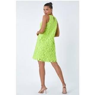 Roman Roman Green Lace Swing Dress