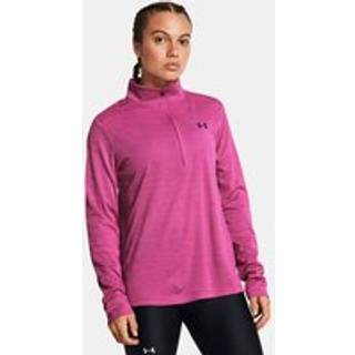 Sweatshirt Under Armour Tech Textured 1/2 Zip-PNK 1383650-686 Størrelse S
