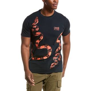 Cavalli Class Blue Cotton T-Shirt