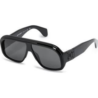 PALM ANGELS Unisex PERI063 Reedley 1207 black b Solbriller Acetat Sort Grå Pilot Normal