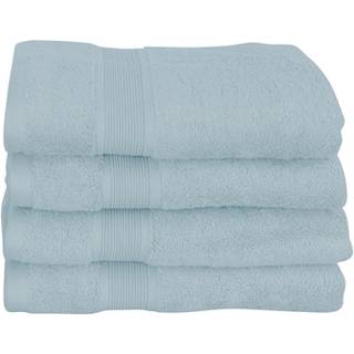 Bambus Håndklæde - 50x100 cm - Lys Blå - Bambus/bomuld - Frotté håndklæde fra Excellent By Borg