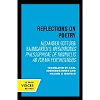 Reflections on Poetry