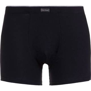 bruno banani Herren Shorts schwarz Baumwolle & Mix unifarben