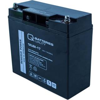 Q-Batteries 12LSX-17 12V 17Ah 10-års AGM batteri