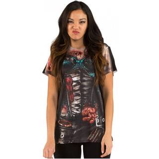 Korsett Zombie Damen T-Shirt S / 36
