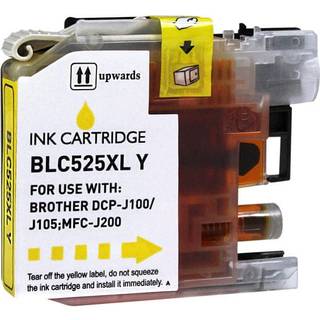 Brother LC525XLY gul printerpatron 15 ml LC-525XL-Y alternativ LC-525XL-Y