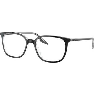 Ray - Ban Unisex RX5406 2000 Optiske stel Acetat Sort Transparent Firkantet Normal