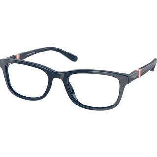 Polo Ralph Lauren Børn PP8541 5933 Optiske stel Acetat Blå Transparent Firkantet Normal - Blå
