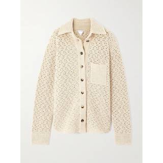 Bottega Veneta Cotton crochet shirt - beige - L