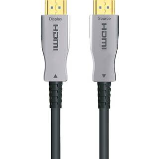 Sinox HDMI optisk kabel med ethernet 4K60Hz 10 meter (På lager i varehus)