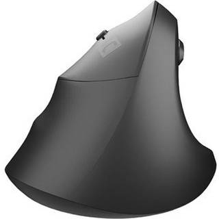 Natec CRAKE 2 - vertical mouse - 2.4 GHz Bluetooth 5.0 - black - Vertical mouse - Optisk - 6 knapper - Sort