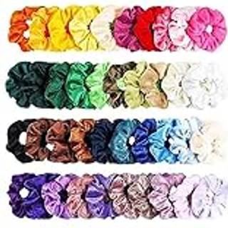 36 stk Fløjlshår Scrunchies, hårbånd, hårbånd, Hårbånd