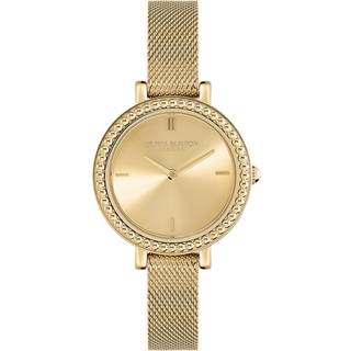 Olivia Burton Vintage Bead Light Gold Mesh Watch