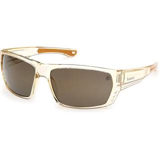 Timberland TB00002 Polarized 27R 64 Solbriller Mænd Brun - Transparent Light Brown - 64mm