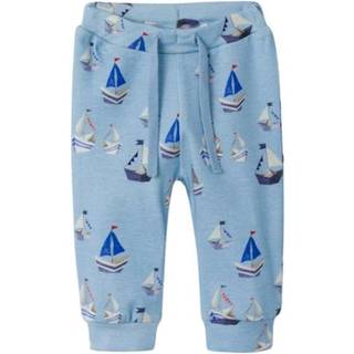 Name It Chambray Blue Sailboat Bukser