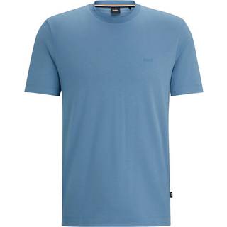 T-shirt i bomuldsjersey med tone-i-tone-detalje