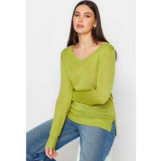 Yours Curve LTS Tall Fine Knit V-Neck Jumper42-44