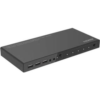 MICROCONNECT 4K@60Hz HDMI KVM switch, 4x1