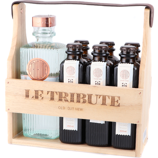 Le Tribute 43% 70 cl. i gavekasse m. 6 Le Tribute Tonic
