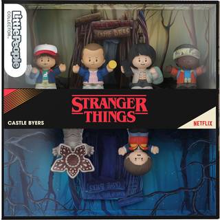Little People Collector Stranger Things Castle Byers Special Edition Figur S?t 6 tegn i en gaveafsk?rmning til voksne fans