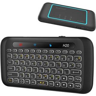 Mini Combo Trådløs Tastatur & Touchpad H20 - Sort