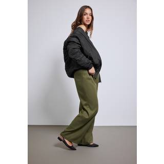 Lts Tall Olive Green Tailored Wide Leg Trousers Ex Long > 20 Lts | Tall Women's Wide Leg Trousers - Ex Long 20