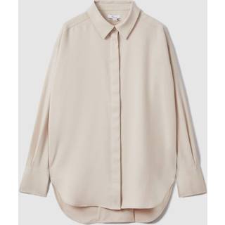 Reiss Danielle Split Hem Button-Through Shirt38