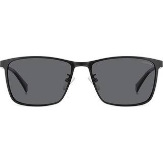 Polaroid Mand PLD 2159/G/S/X 003/M9 Solbriller Metal Sort Grå Geometrisk Polariseret