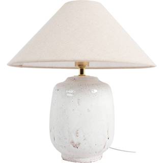 Bordlampe Thalorin Lucande, Hvid/opal, Stue/spisestue, Keramik, Skandinavisk