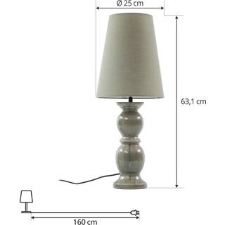 Bordlampe Lyndorin Lucande, Grøn, Gangområde, Keramik, Design