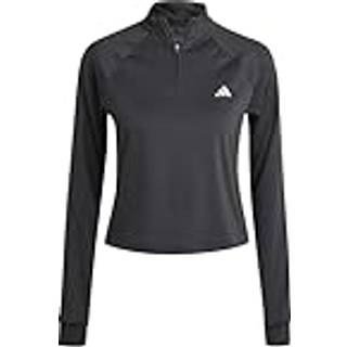 adidas adidas Black Train Essential Quarter Zip Sweatshirt