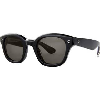 Garrett Leight CYPRUS SUN BK/GRY 47 Solbriller Mænd Black - Black - 47mm