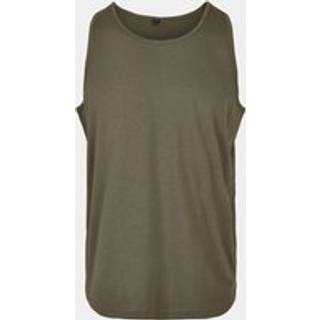 Build Your Brand Basic BYBB011 Basic Tank Olive XS