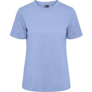 Pieces - Pcria Ss Solid Tee - T-shirts til damer - Hydrangea - XS