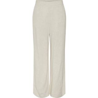 Pieces Pcvinsty HW Linen Pant Oatmeal L/30