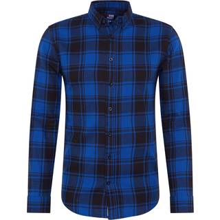 Denim Project Skjorte til Herre Blå tern