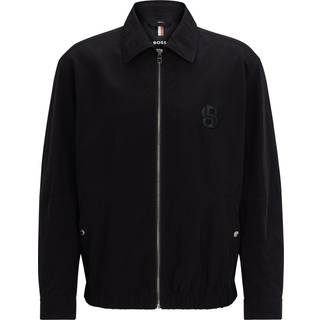 BOSS Black Herren Jacke schwarz unifarben