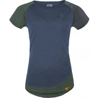 Grüezi Bag Women's Woodwool T-Shirt Lady Janeway T-shirt Damer størrelse XL farve blå