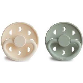 FRIGG Moon Phase Rund Silikone Cream/Sage - Flere størrelser