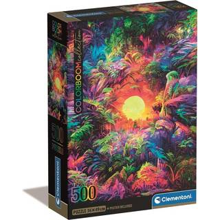 Puslespil 500 Pcs CB High Quality Collection Colorbloom Psychedelic Jungle