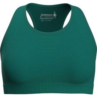Smartwool Women's Intraknit Racerback Bra Sports-bh Damer størrelse XS farve turkis/grøn