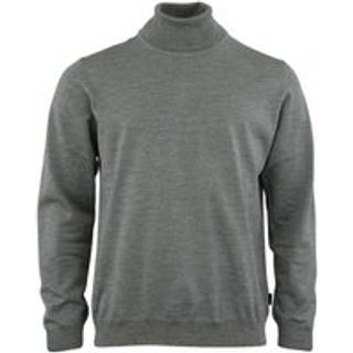 OLYMP Herren Rollkragenpullover grau unifarben