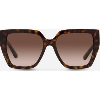 Dolce & Gabbana DG4438F Asian Fit 502/13 55 Solbriller Kvinder Tortoiseshell - Dark Tortoise - 55mm