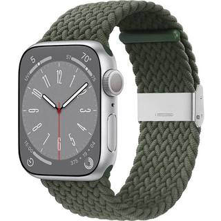 Flettet Elastik Armbånd Apple Watch 8 (41mm) - Army