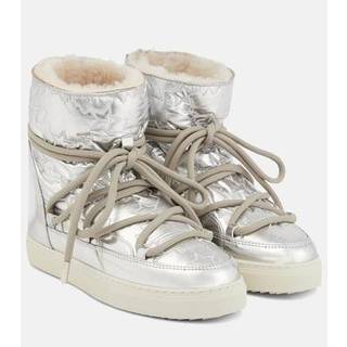 Inuikii Sneaker Star Wedge metallic snow boots - silver - EU 40