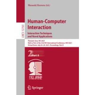 Human-Computer Interaction. Interaction Techniques and Novel Applications