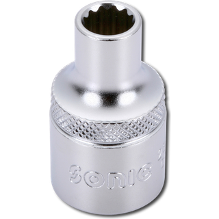 Muffe, 12-kantet, 1/2" 17 mm