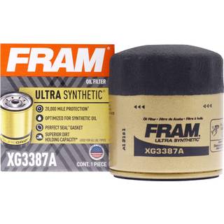 FRAM Ultra Synthetic oliefilter XG3387A med SureGrip - Op til 32.000 km motorbeskyttelse til alle motorolier