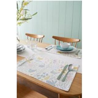 Catherine Lansfield Catherine Lansfield Natural Cottage Friends 100% Cotton Placemats 4 Pack