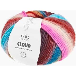 Cloud garn fra Lang Yarns - Bordeaux/grøn/blå
